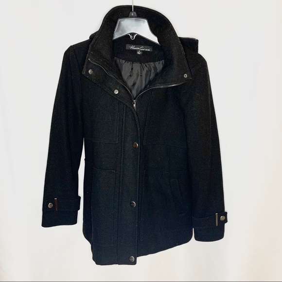 Kenneth Cole Jackets & Blazers - Kenneth Cole Black Wool Coat